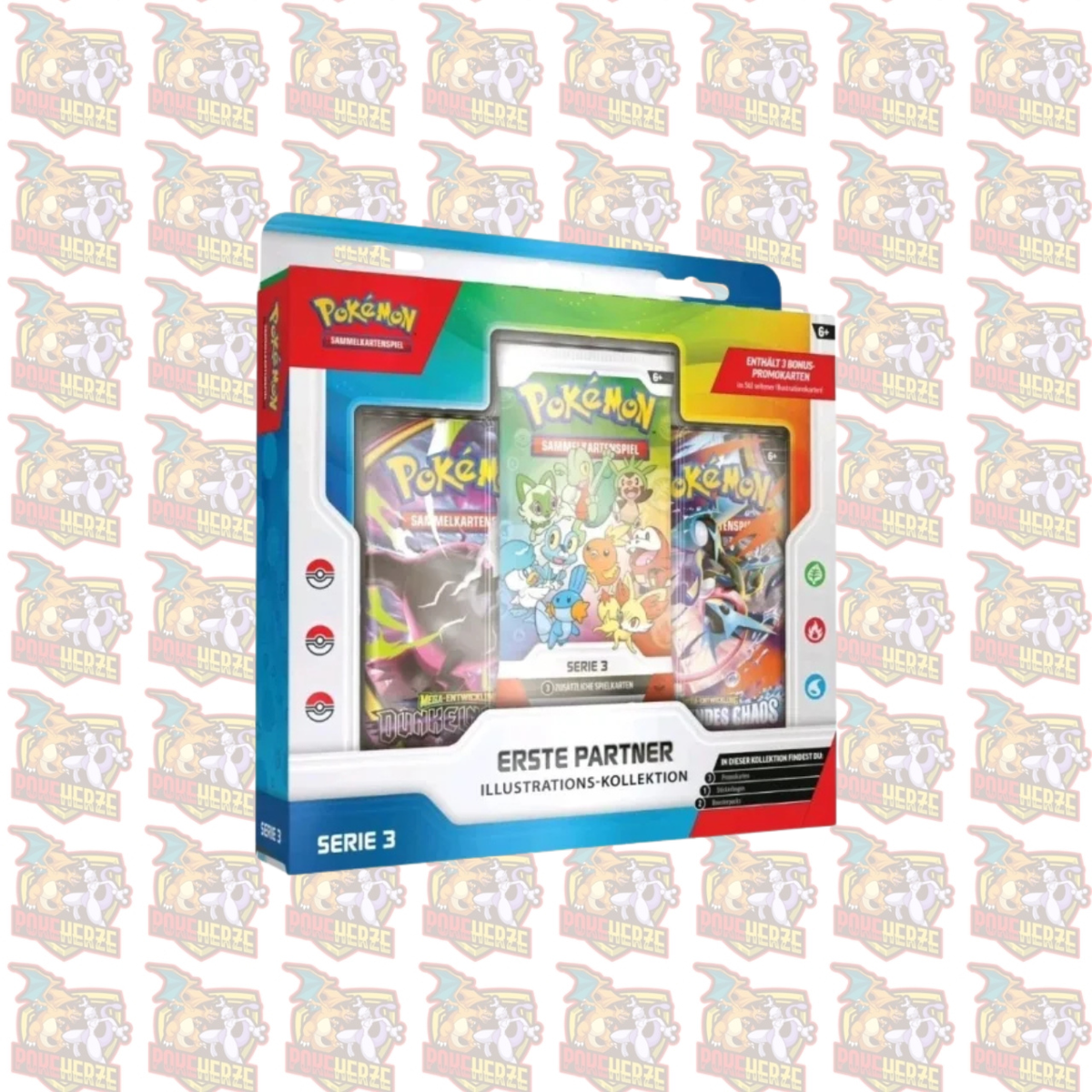 Pokémon Erste Partner Illustrations-Kollektion Serie 3 – Deutsch