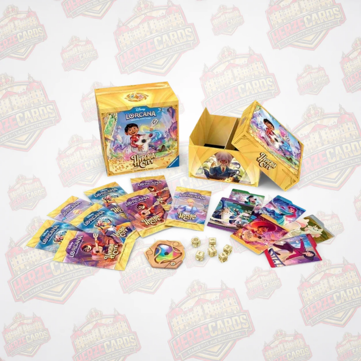 Disney Lorcana Die Stadt Hyperia Schatzkiste der Luminari Deutsch Sealed