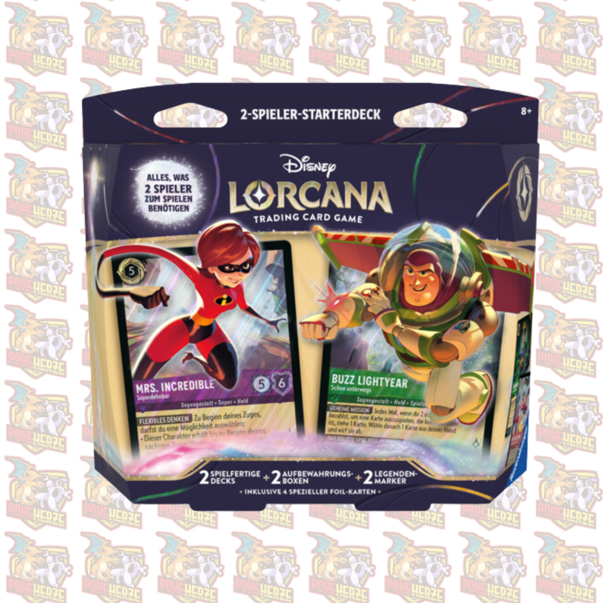 Disney Lorcana Zwei Spieler Starterdeck Deutsch Einstieg fuer 2 Spieler Ravensburger