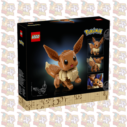 LEGO® Pokémon™ Evoli 72151 – Pokémon Bauset für Erwachsene mit beweglicher Evoli Figur 587 Teile