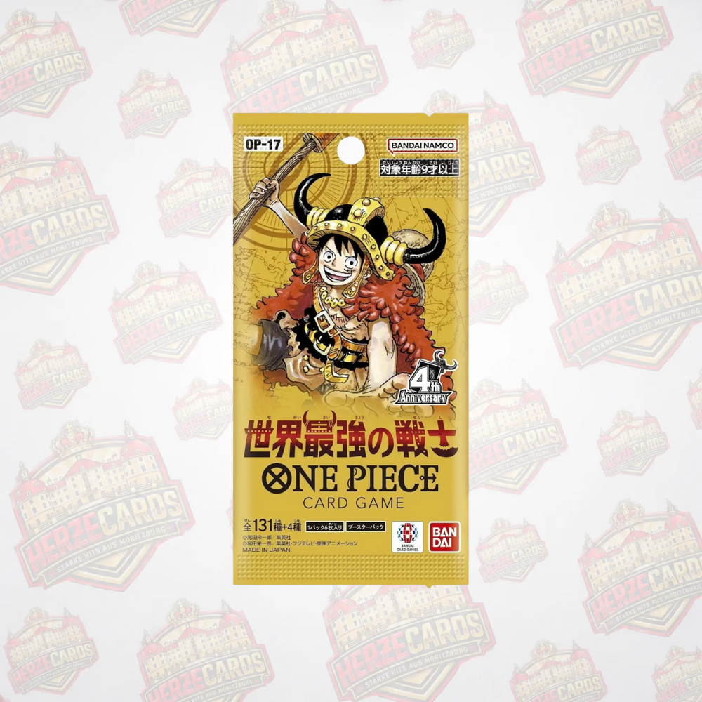 One Piece OP17 The World’s Strongest Warriors Japanisch Display & Einzelbooster
