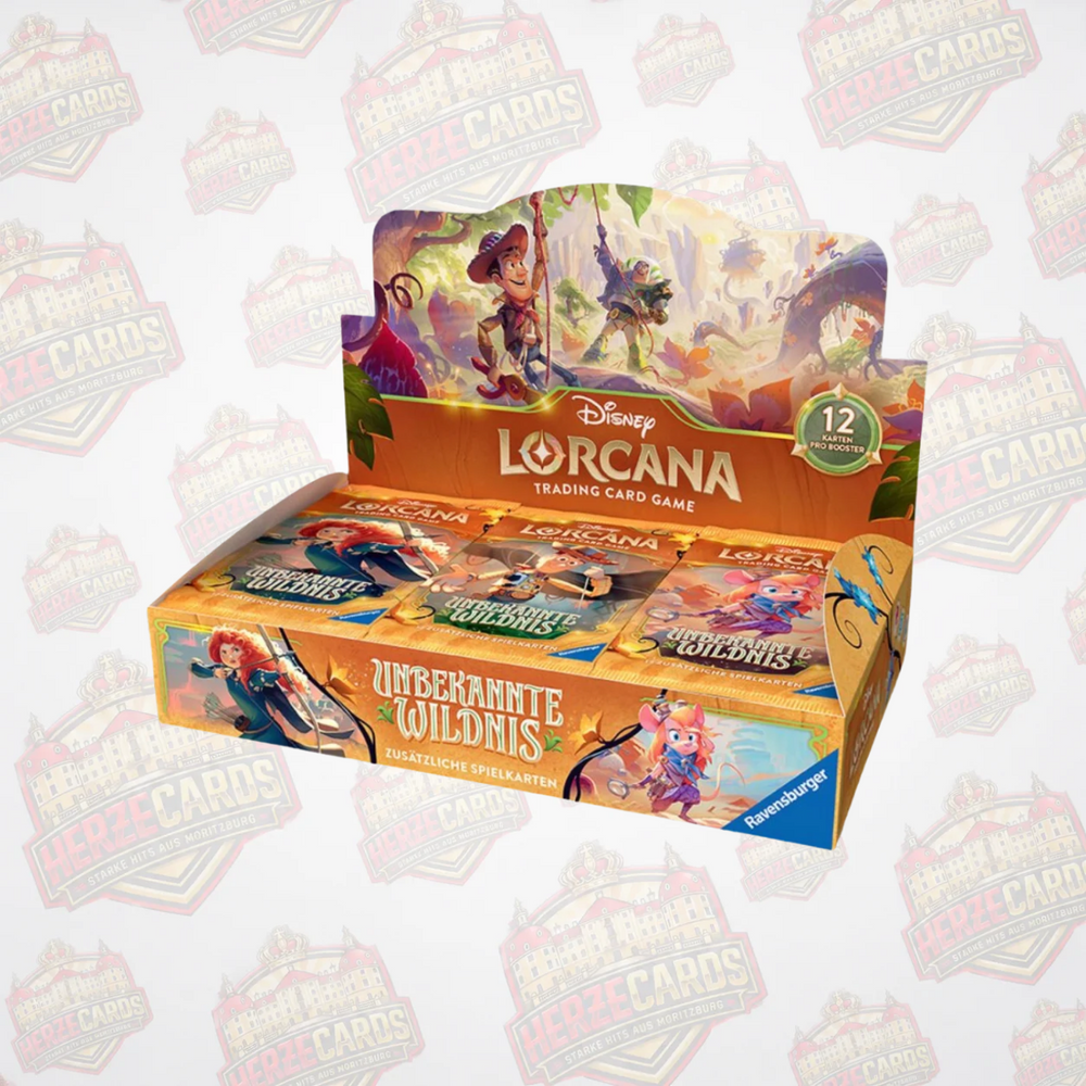 Disney Lorcana Unbekannte Wildnis Display oder Einzelbooster Deutsch Sealed