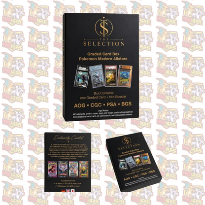 The Selection Pokemon Modern Allstars Graded Card Mystery Box