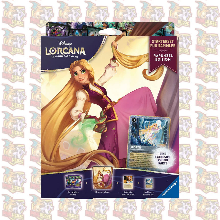 Disney Lorcana Starterset für Sammler Rapunzel Edition Deutsch