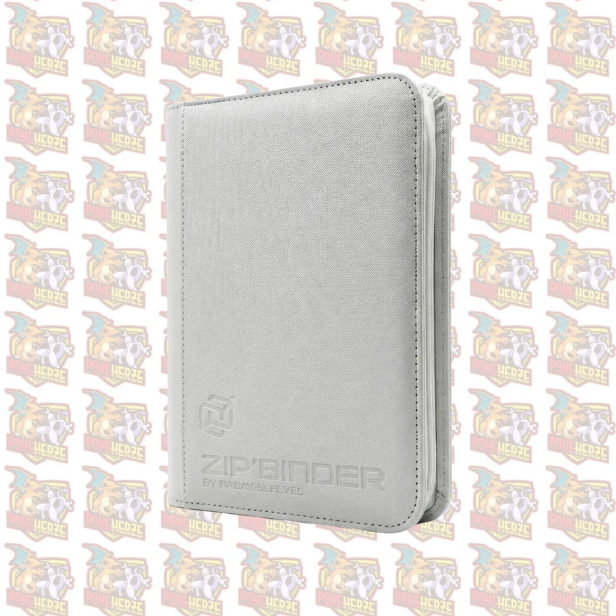 Baba Sleeves 9-Pocket Toploader Binder – Weiß – für 252 Karten