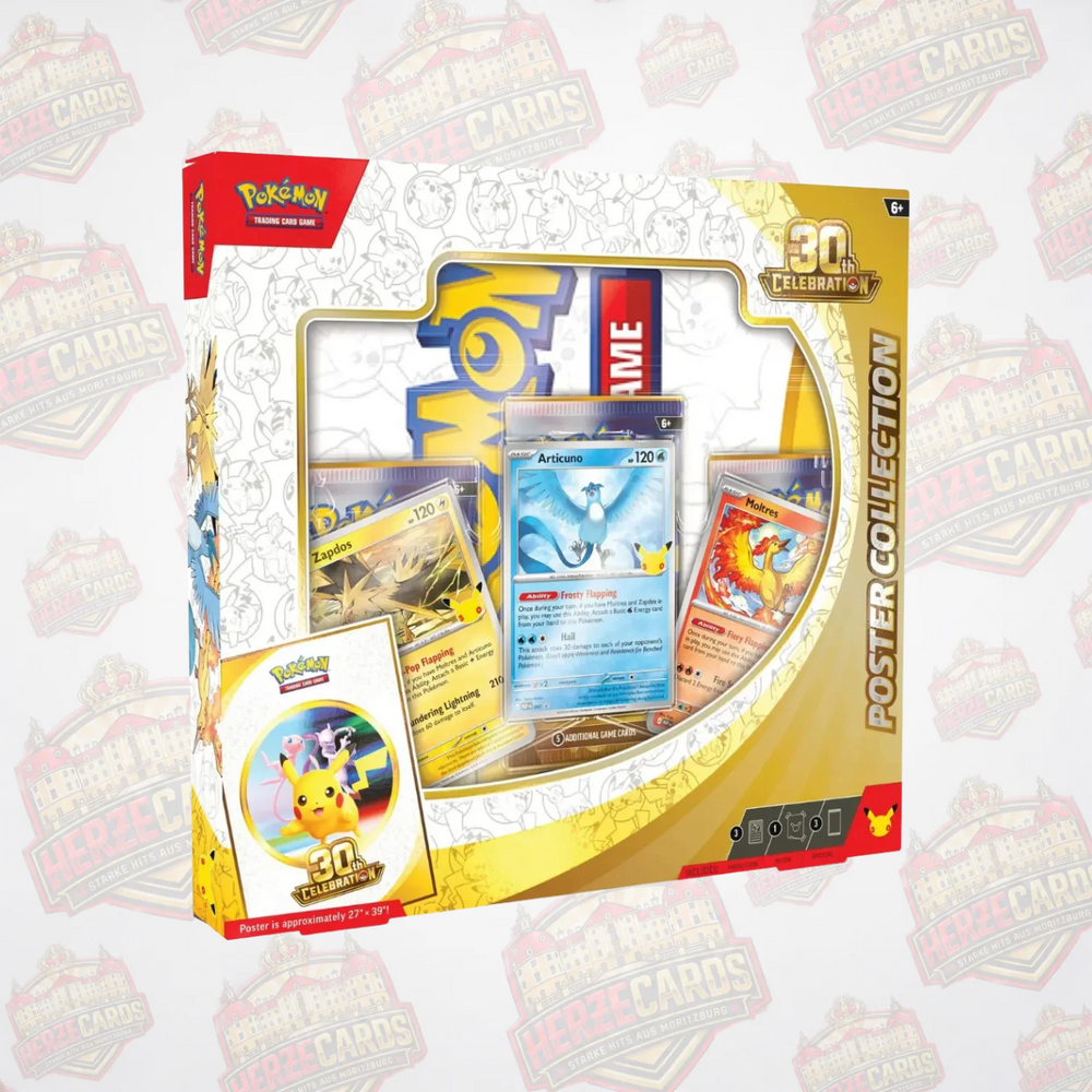 Pokémon 30th Celebration Poster Collection – 30 Jahre Jubiläum – Englisch