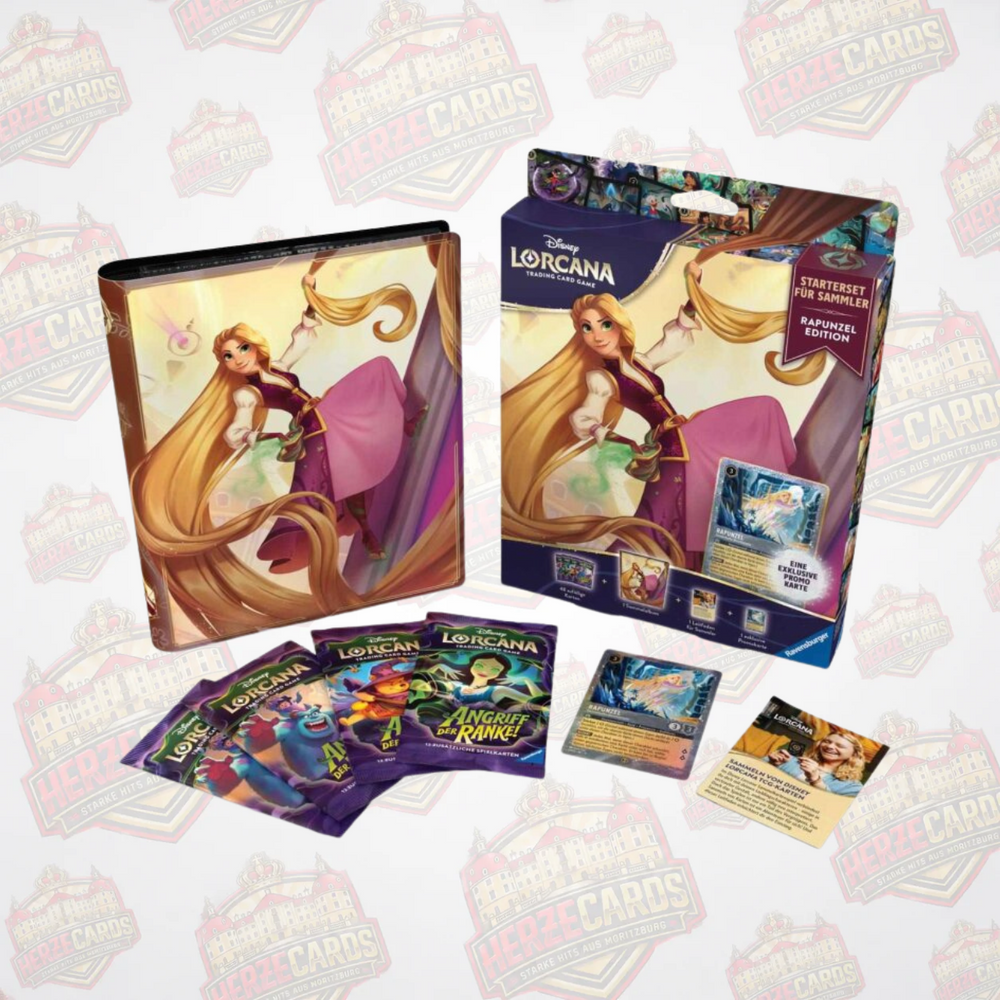 Disney Lorcana Starterset für Sammler Rapunzel Edition Deutsch