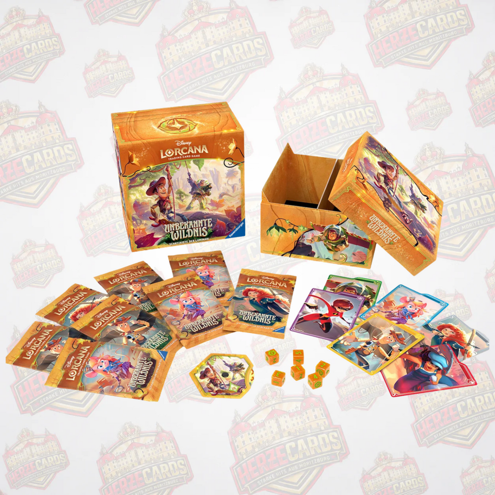 Disney Lorcana Unbekannte Wildnis Schatzkiste der Luminari Deustch Sealed