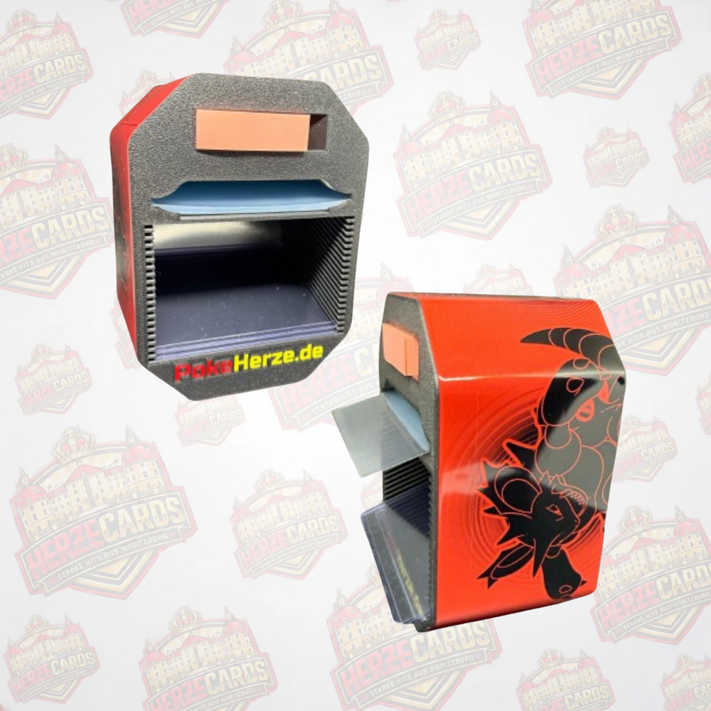 Tin Box Organizer Pokémon -3D gedruckter Einsatz für 25 Toploader + Sleeves