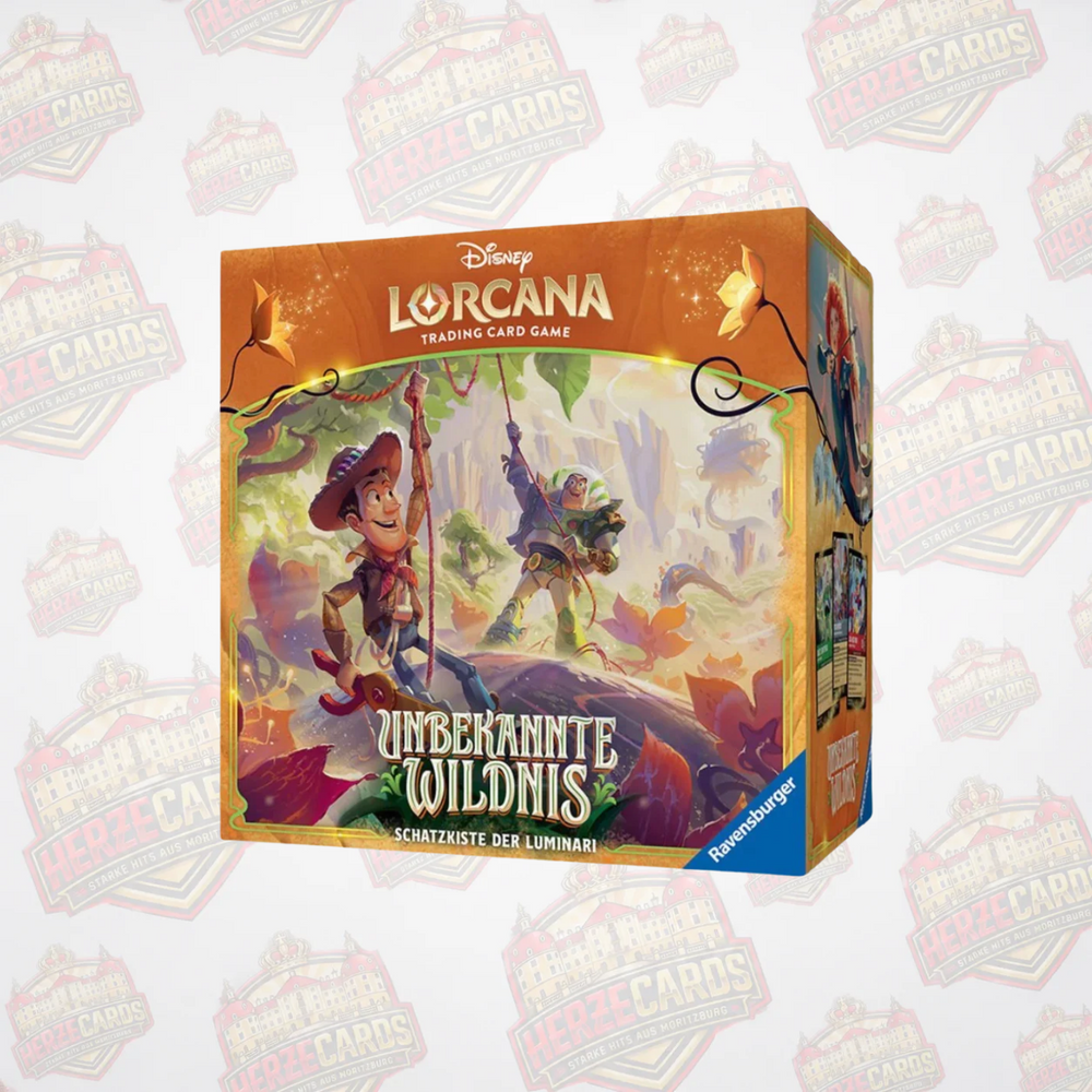 Disney Lorcana Unbekannte Wildnis Schatzkiste der Luminari Deustch Sealed