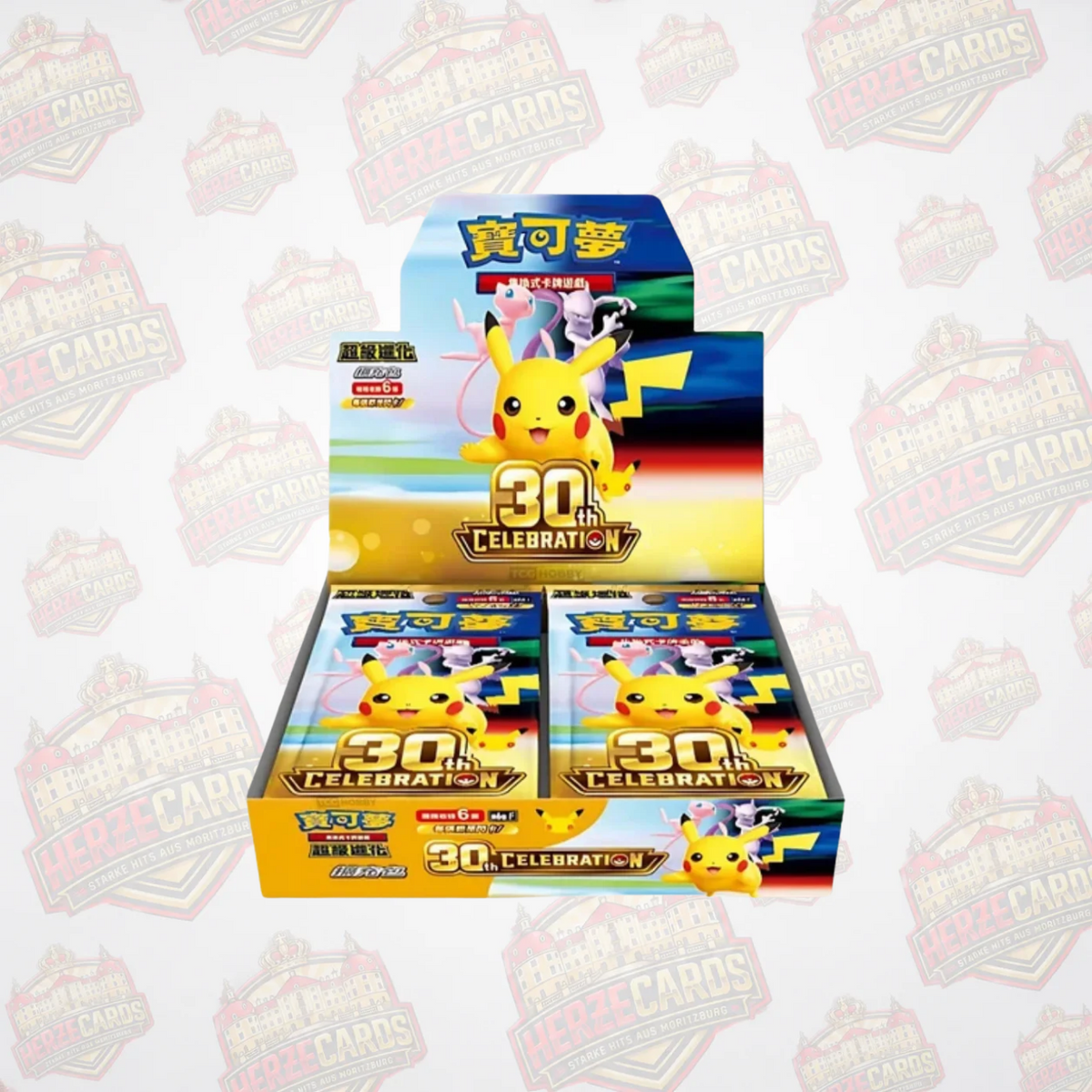 Pokémon 30th Celebration M6aF Booster Display 20 Booster / Einzelbooster Traditionell Chinesisch
