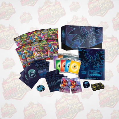 Pokémon Fatale Flammen Pokémon Center Top Trainer Box Deutsch Sealed