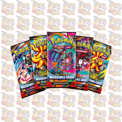 Pokémon Wachsendes Chaos Booster Deutsch Sealed