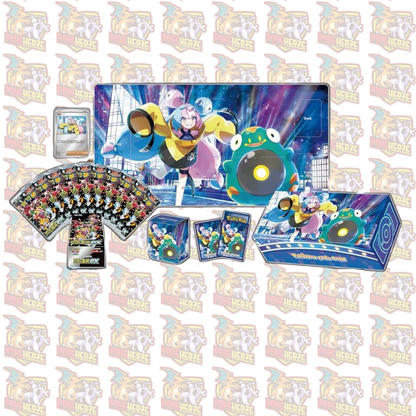 Pokémon Iono GiftBox T-Chinesisch mit Shiny Treasure ex Display Sealed
