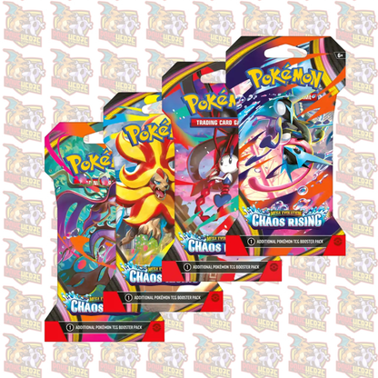 Pokémon Chaos Rising Sleeved Booster Englisch Seald+Versiegelt