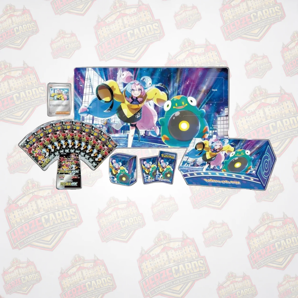 Pokémon Iono GiftBox T-Chinesisch mit Shiny Treasure ex Display Sealed