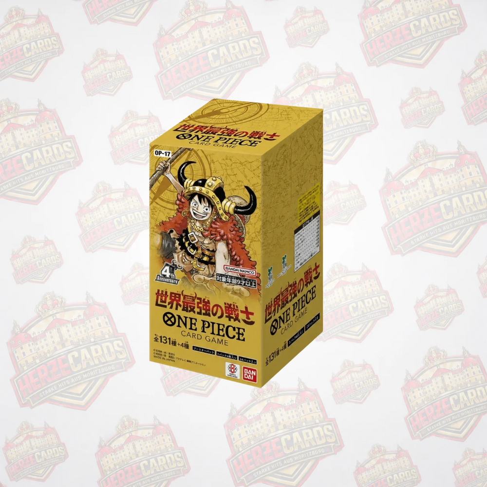 One Piece OP17 The World’s Strongest Warriors Japanisch Display & Einzelbooster