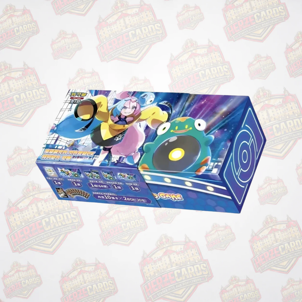 Pokémon Iono GiftBox T-Chinesisch mit Shiny Treasure ex Display Sealed