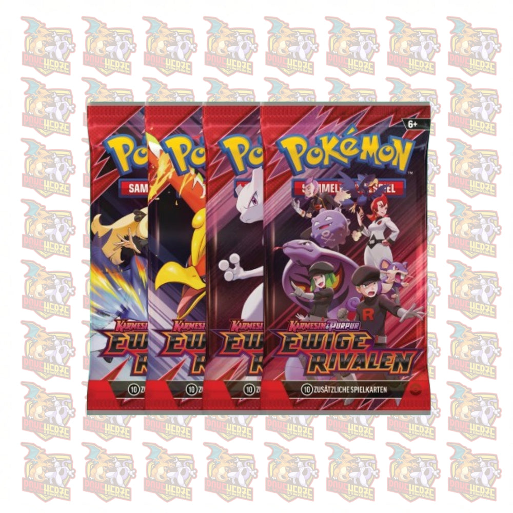 Pokemon Ewige Rivalen Einzelbooster Sealed deutsch Karmesin & Purpur