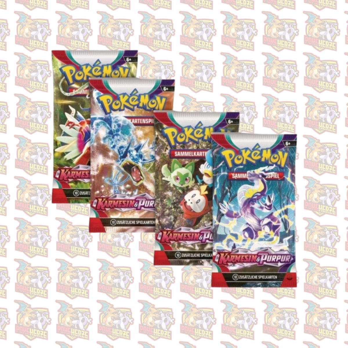 Pokemon Karmesin & Purpur Einzelbooster Deutsch Sealed